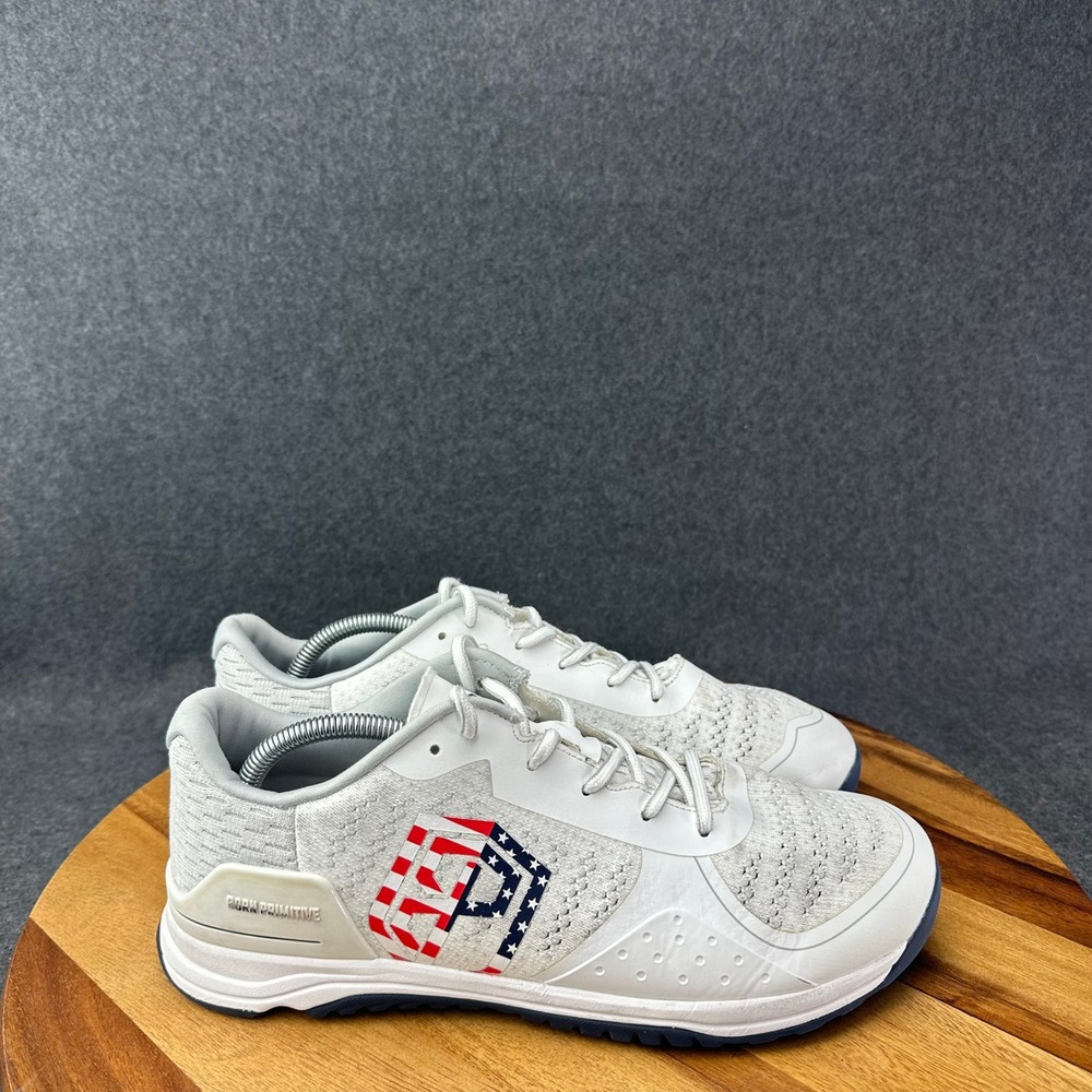 Born Primitive Savage 1 Training Shoes Mens 11 White American Flag Gym Sneakers